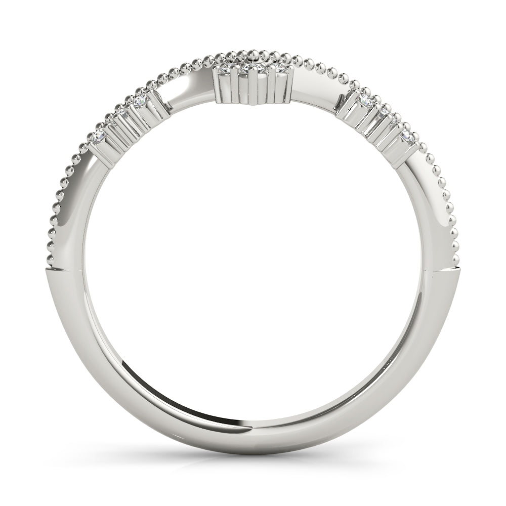 Chevron Diamond Band · 0.07 ct tw