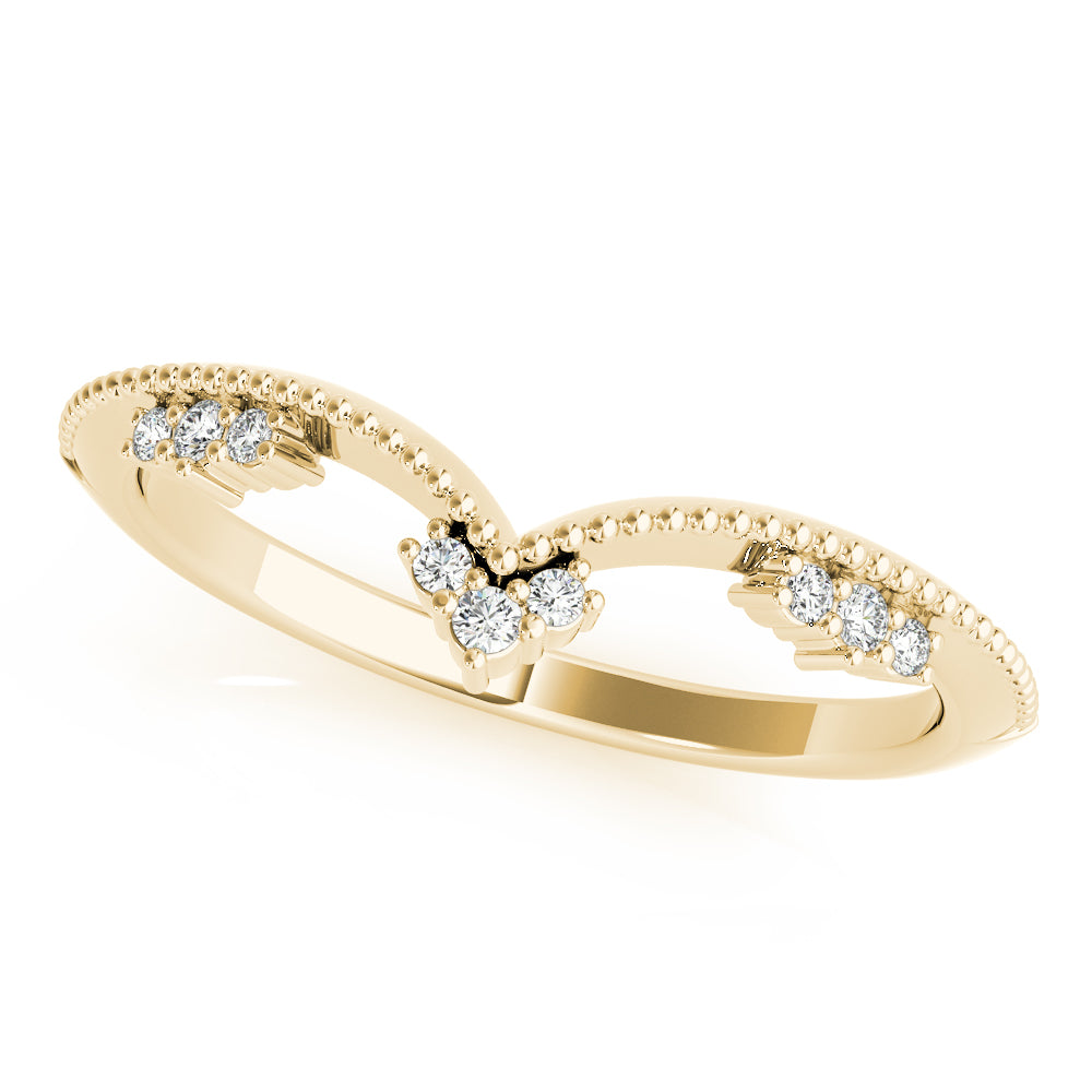 Chevron Diamond Band · 0.07 ct tw