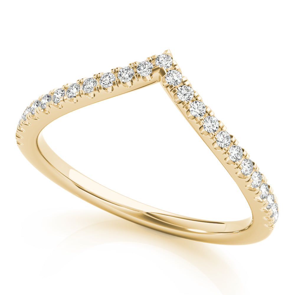 Chevron Diamond Band · 0.19 ct tw