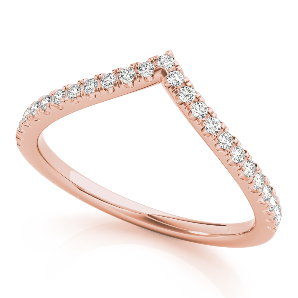 Chevron Diamond Band · 0.19 ct tw