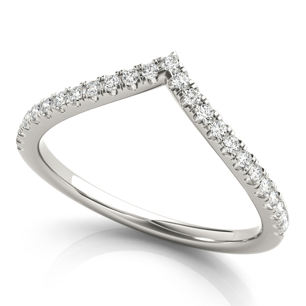 Chevron Diamond Band · 0.19 ct tw