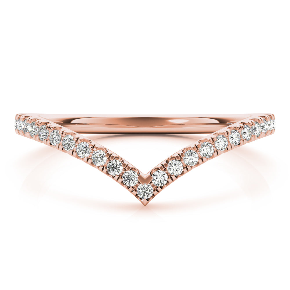 Chevron Diamond Band · 0.19 ct tw
