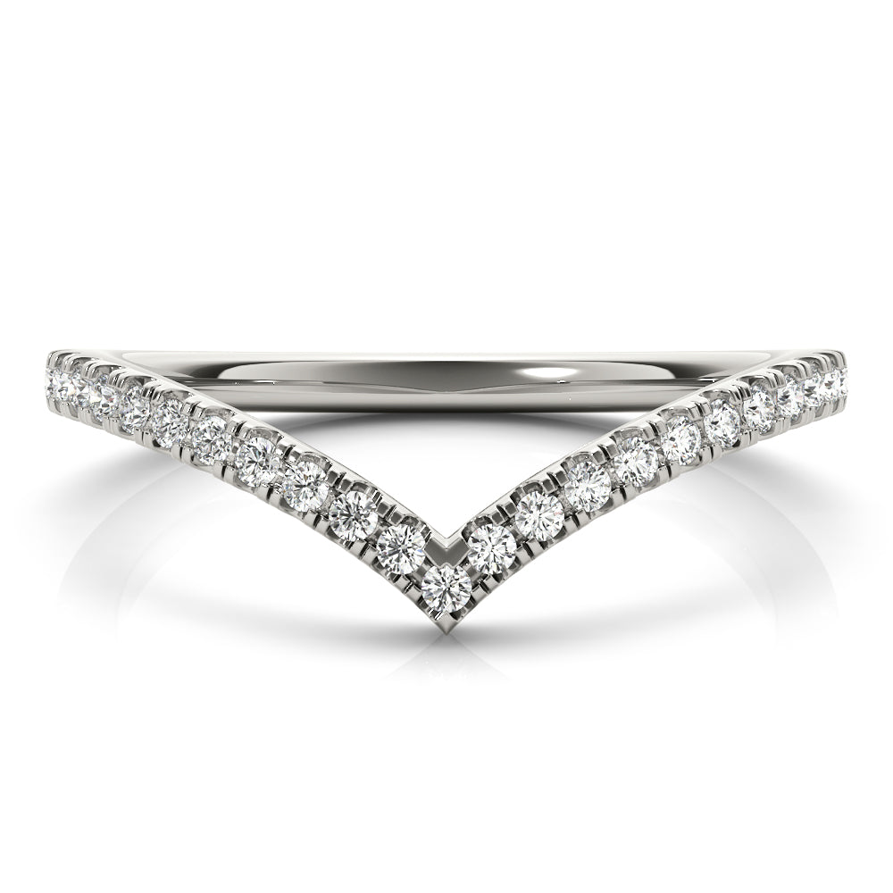 Chevron Diamond Band · 0.19 ct tw