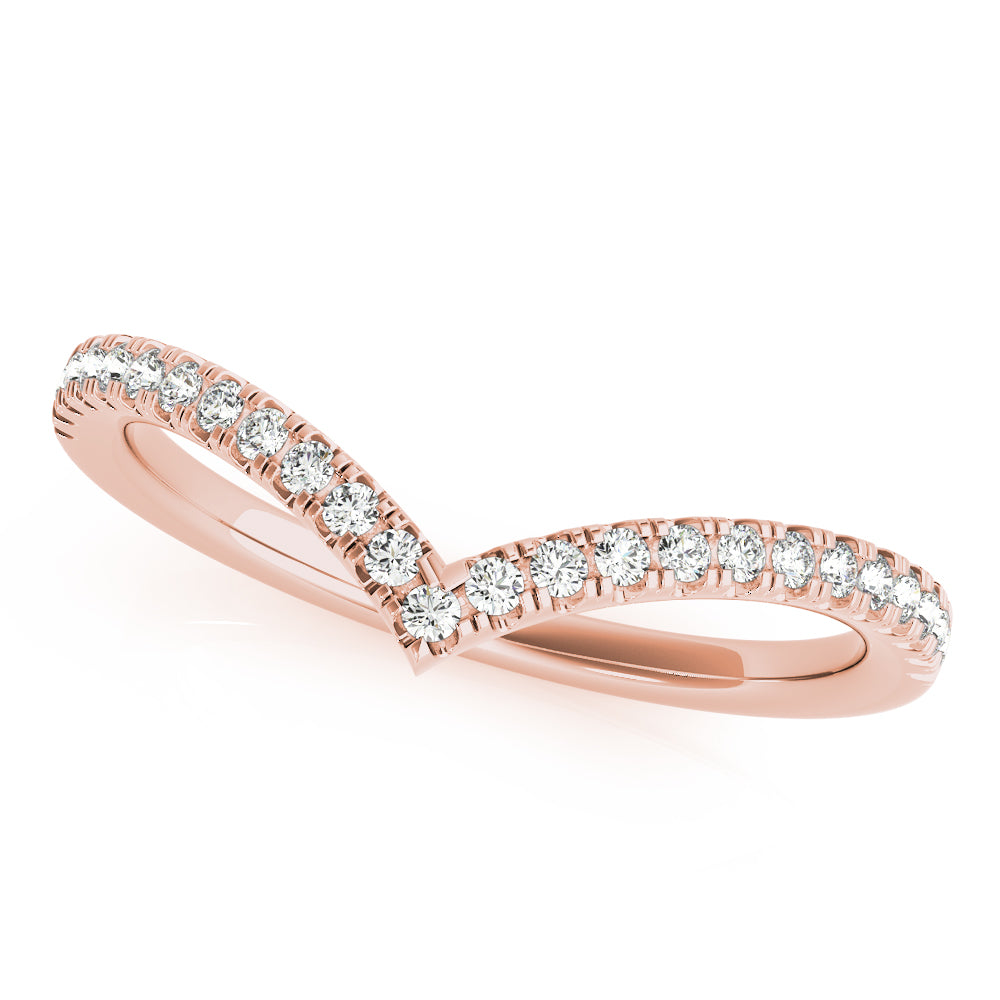 Chevron Diamond Band · 0.19 ct tw