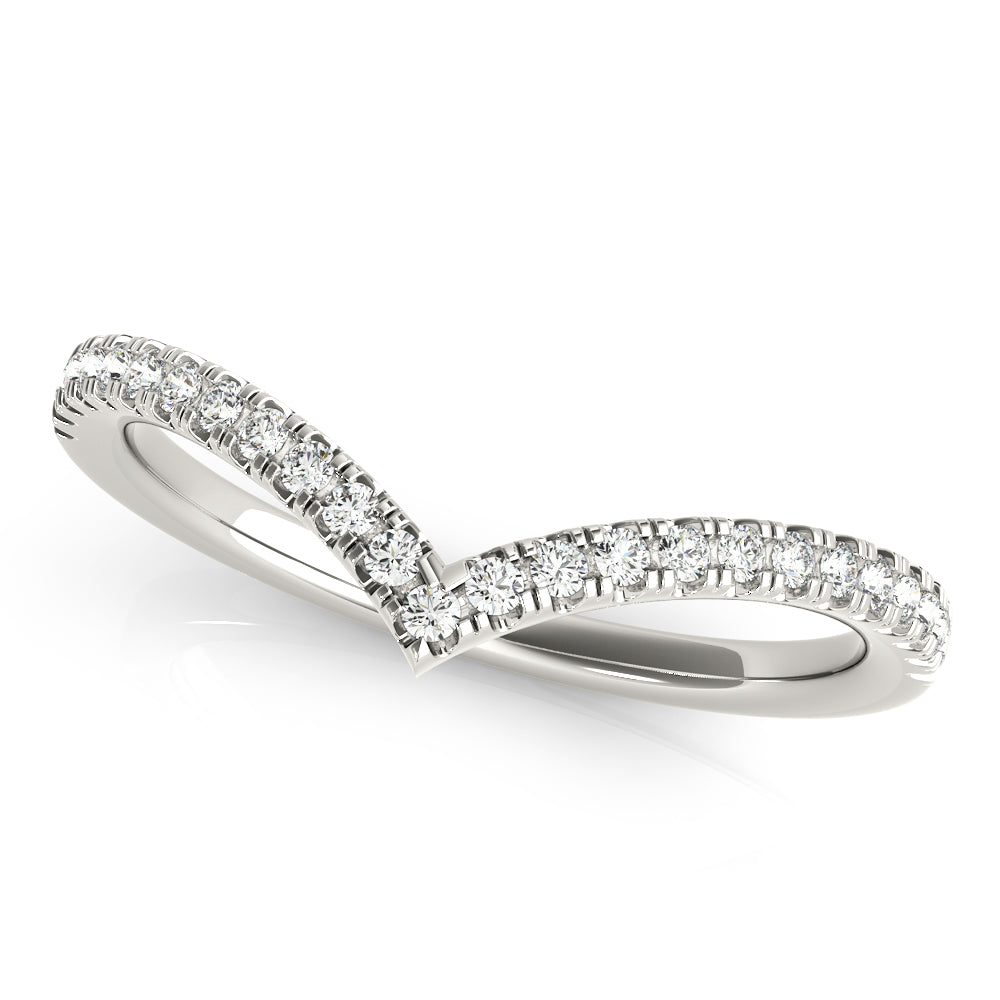 Chevron Diamond Band · 0.19 ct tw