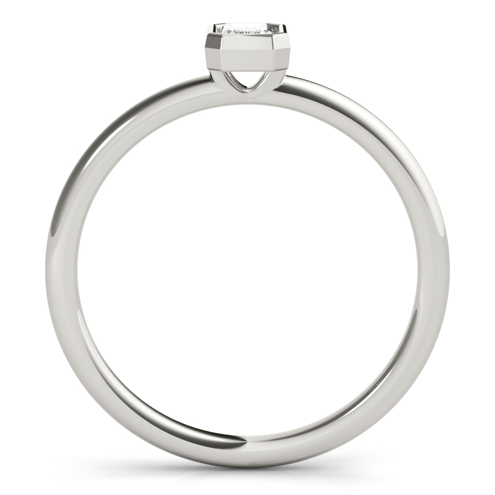 Emerald Stackable Diamond Solitaire Fashion Ring · 0.30 ct tw