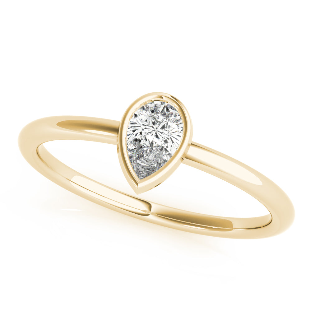 Pear Stackable Diamond Solitaire Fashion Ring · 0.25 ct tw