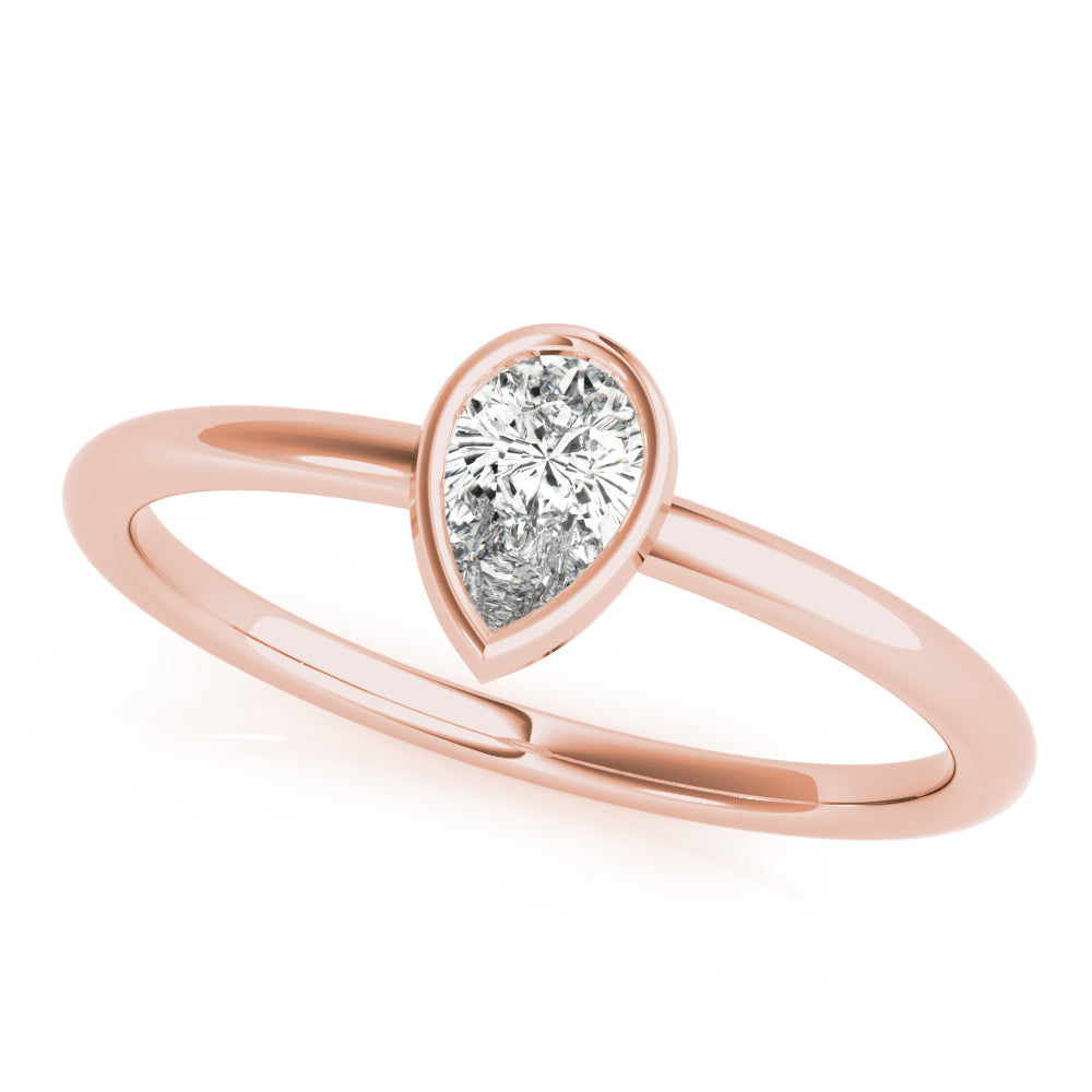 Pear Stackable Diamond Solitaire Fashion Ring · 0.25 ct tw