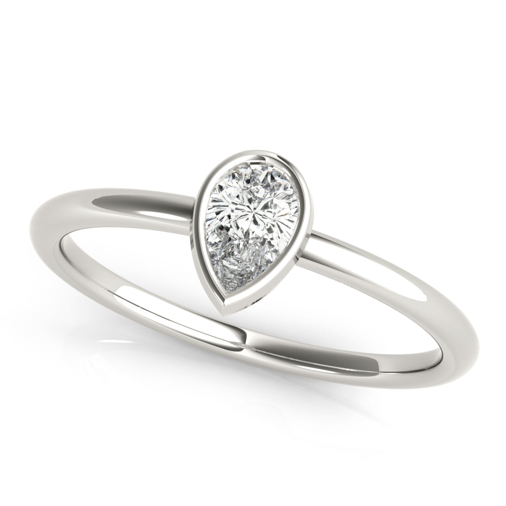 Pear Stackable Diamond Solitaire Fashion Ring · 0.25 ct tw