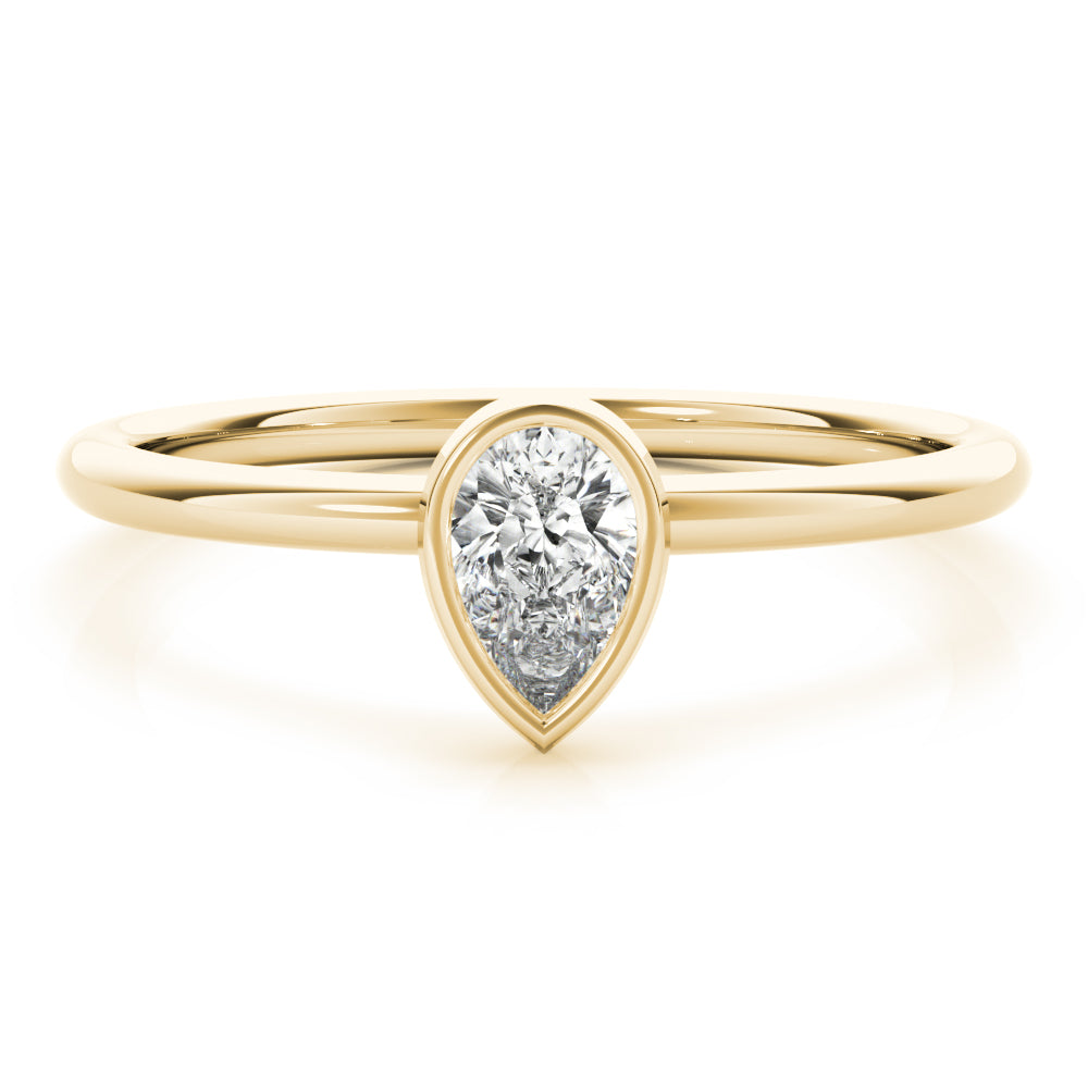 Pear Stackable Diamond Solitaire Fashion Ring · 0.25 ct tw