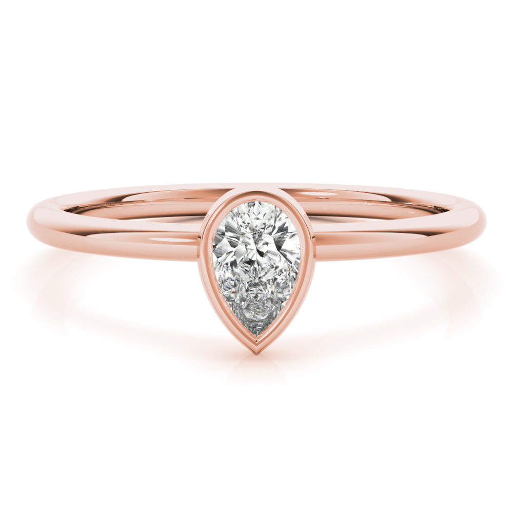 Pear Stackable Diamond Solitaire Fashion Ring · 0.25 ct tw