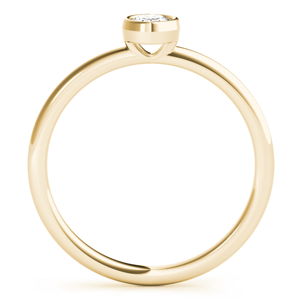 Oval Stackable Diamond Solitaire Fashion Ring · 0.25 ct tw