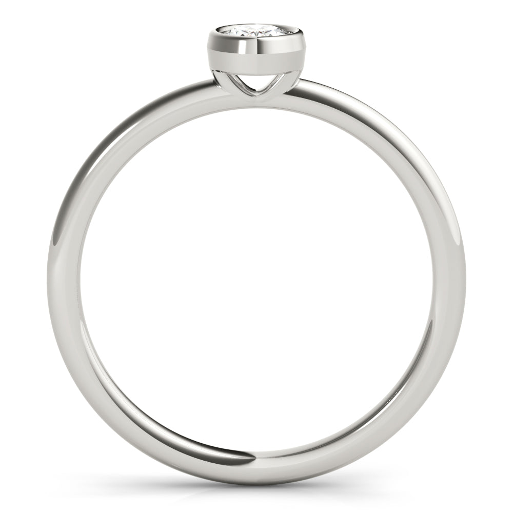 Oval Stackable Diamond Solitaire Fashion Ring · 0.25 ct tw