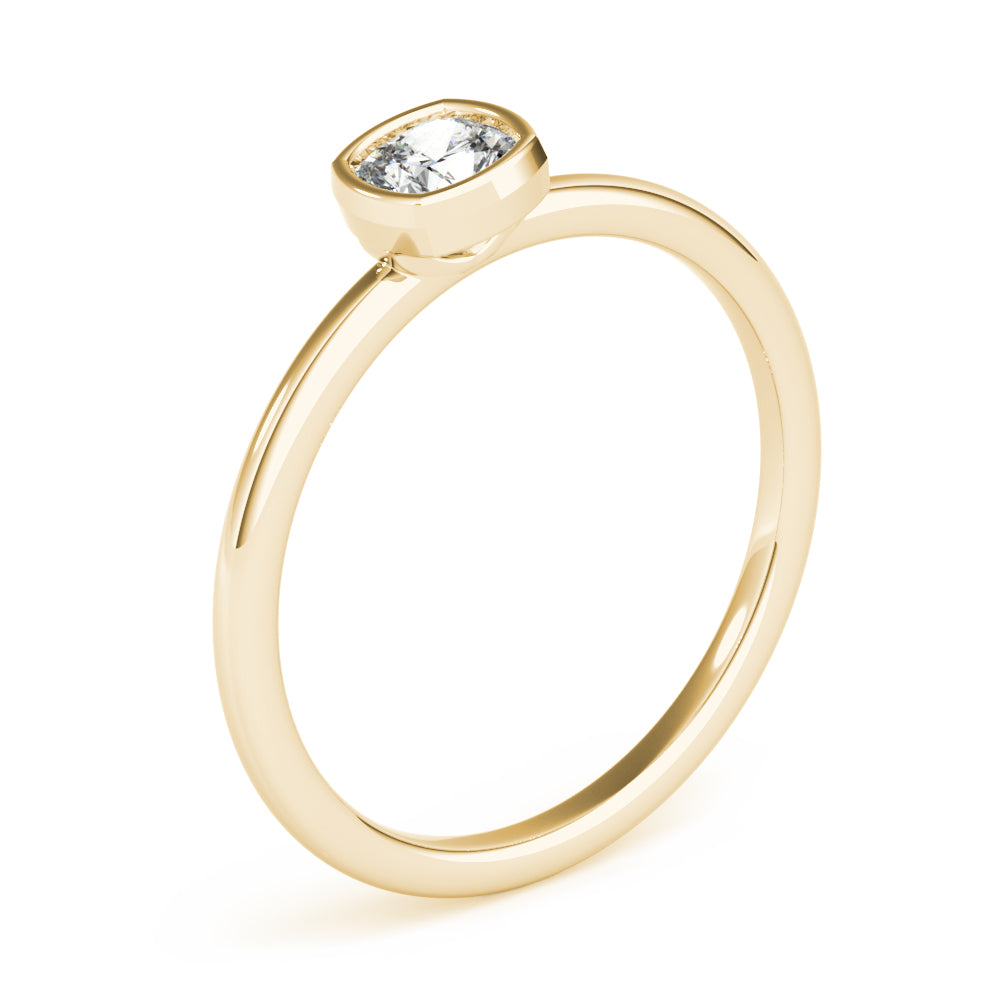 Cushion Stackable Diamond Solitaire Fashion Ring · 0.40 ct tw