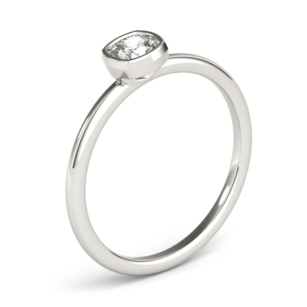 Cushion Stackable Diamond Solitaire Fashion Ring · 0.40 ct tw