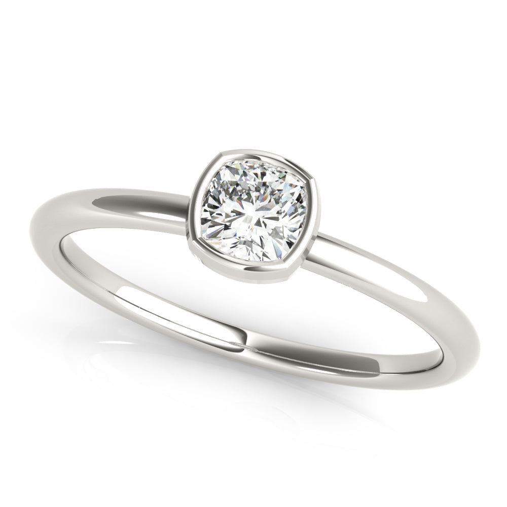 Cushion Stackable Diamond Solitaire Fashion Ring · 0.40 ct tw