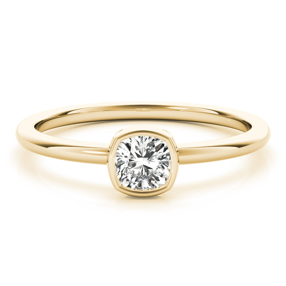 Cushion Stackable Diamond Solitaire Fashion Ring · 0.40 ct tw
