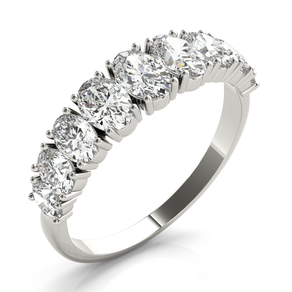 9 Stone Ovals Diamond Band · 1.70 ct tw