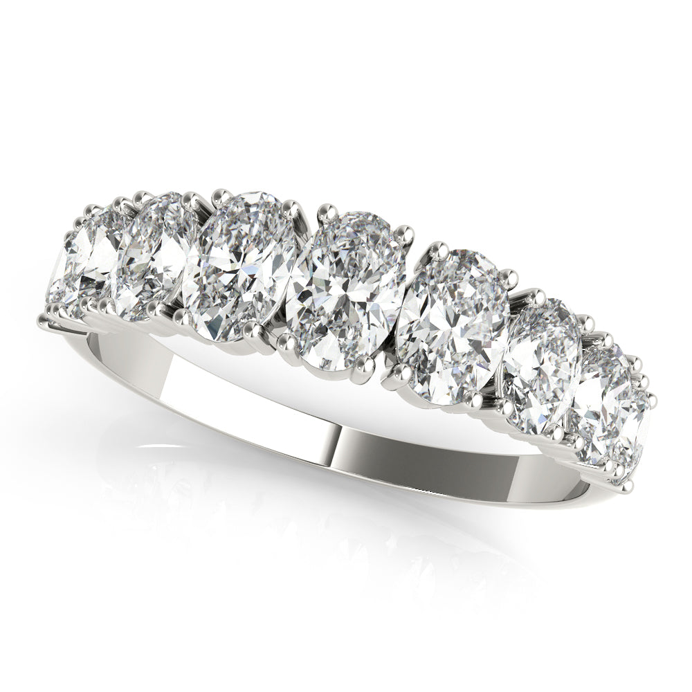 9 Stone Ovals Diamond Band · 1.70 ct tw