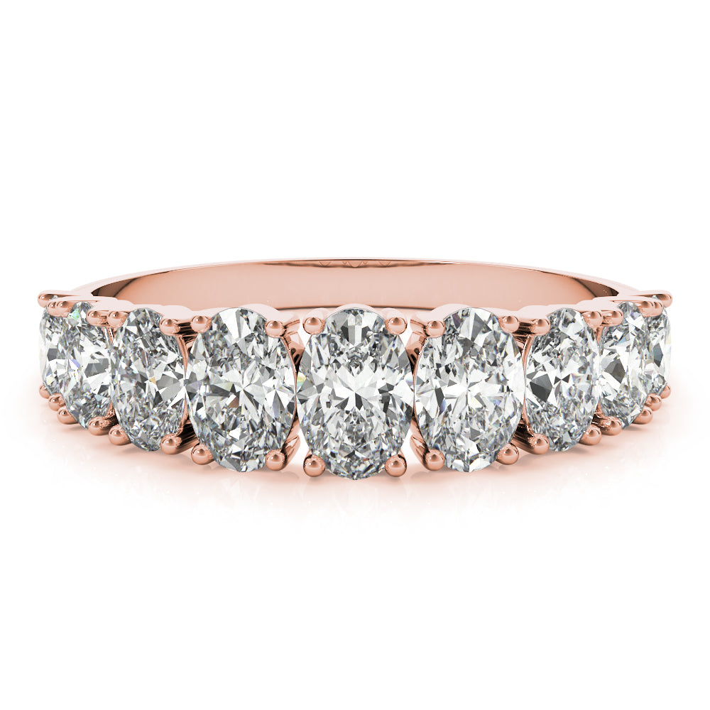 9 Stone Ovals Diamond Band · 1.70 ct tw