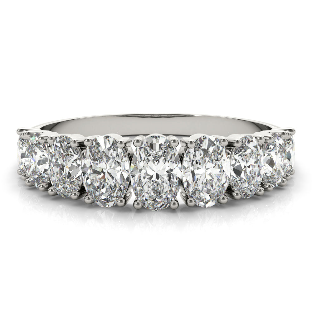 9 Stone Ovals Diamond Band · 1.70 ct tw