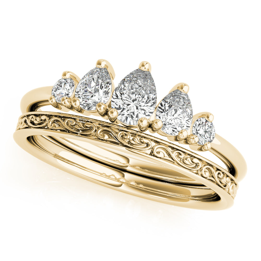 Pear Shape Diamond Fashion Ring · 0.59 ct tw