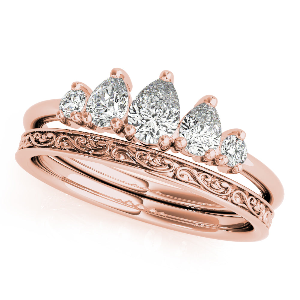 Pear Shape Diamond Fashion Ring · 0.59 ct tw