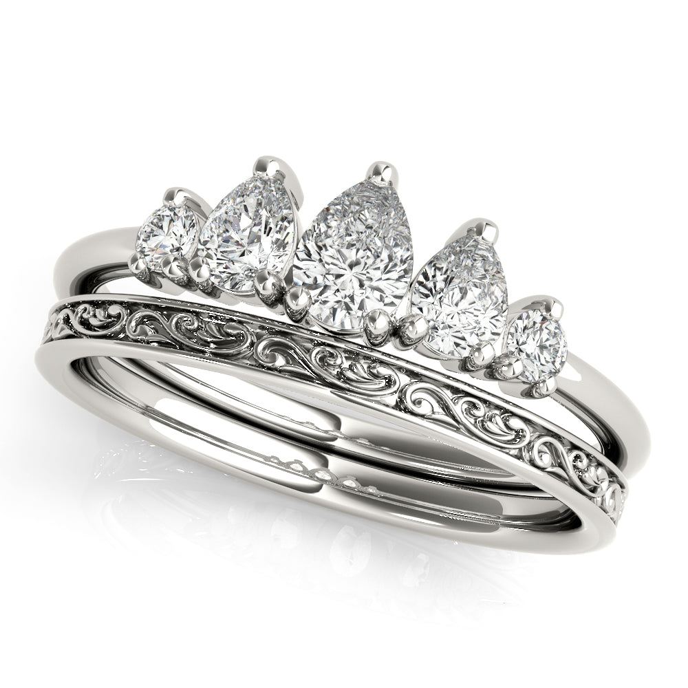 Pear Shape Diamond Fashion Ring · 0.59 ct tw