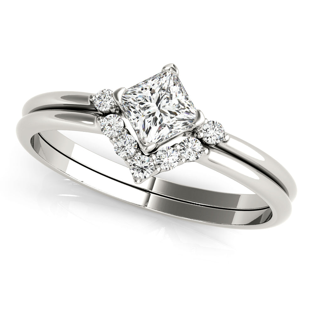Square Center Diamond Fashion Ring · 0.52 ct tw