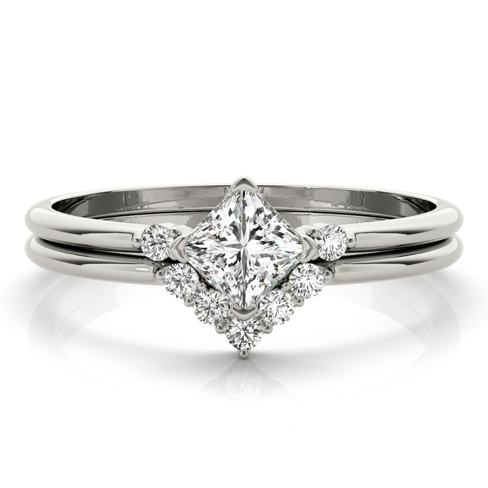 Square Center Diamond Fashion Ring · 0.52 ct tw