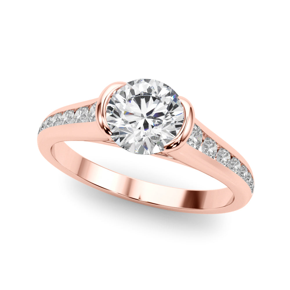 Round Center Diamond Engagement Ring · 1.35 ct tw