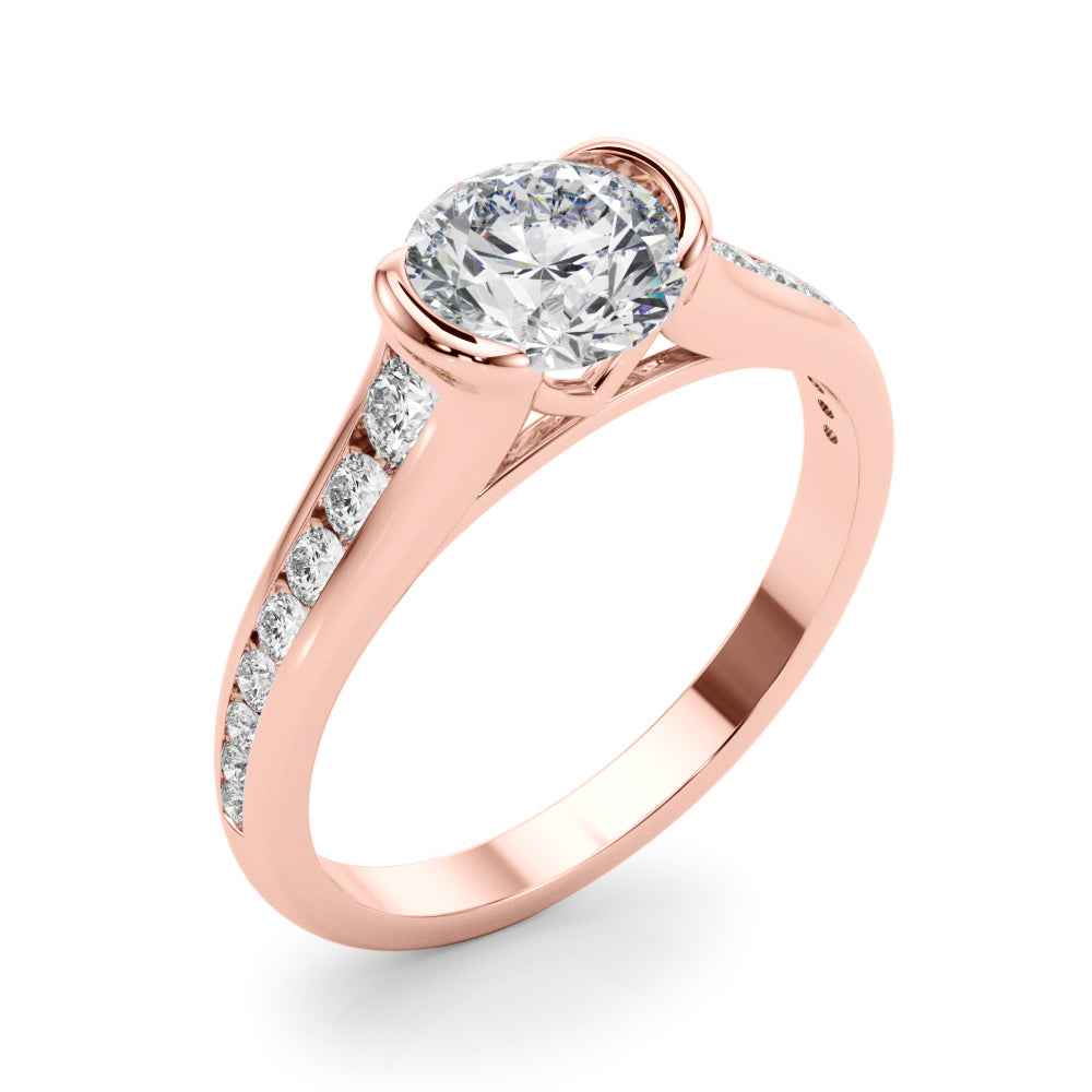 Round Center Diamond Engagement Ring · 1.35 ct tw