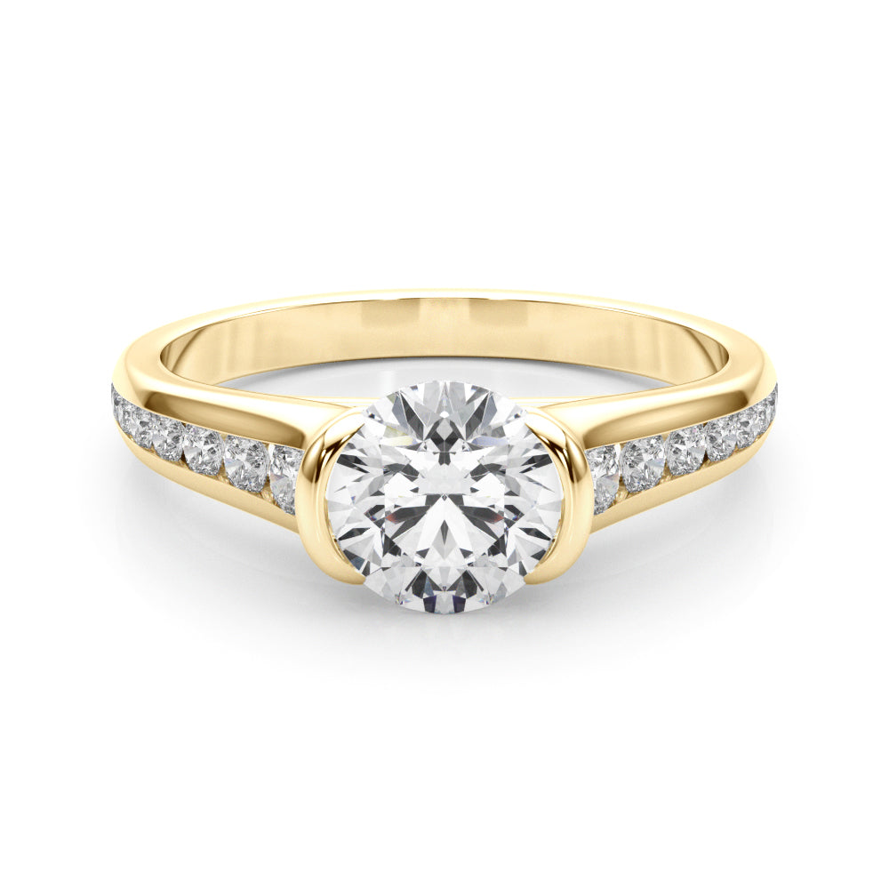 Round Center Diamond Engagement Ring · 1.35 ct tw
