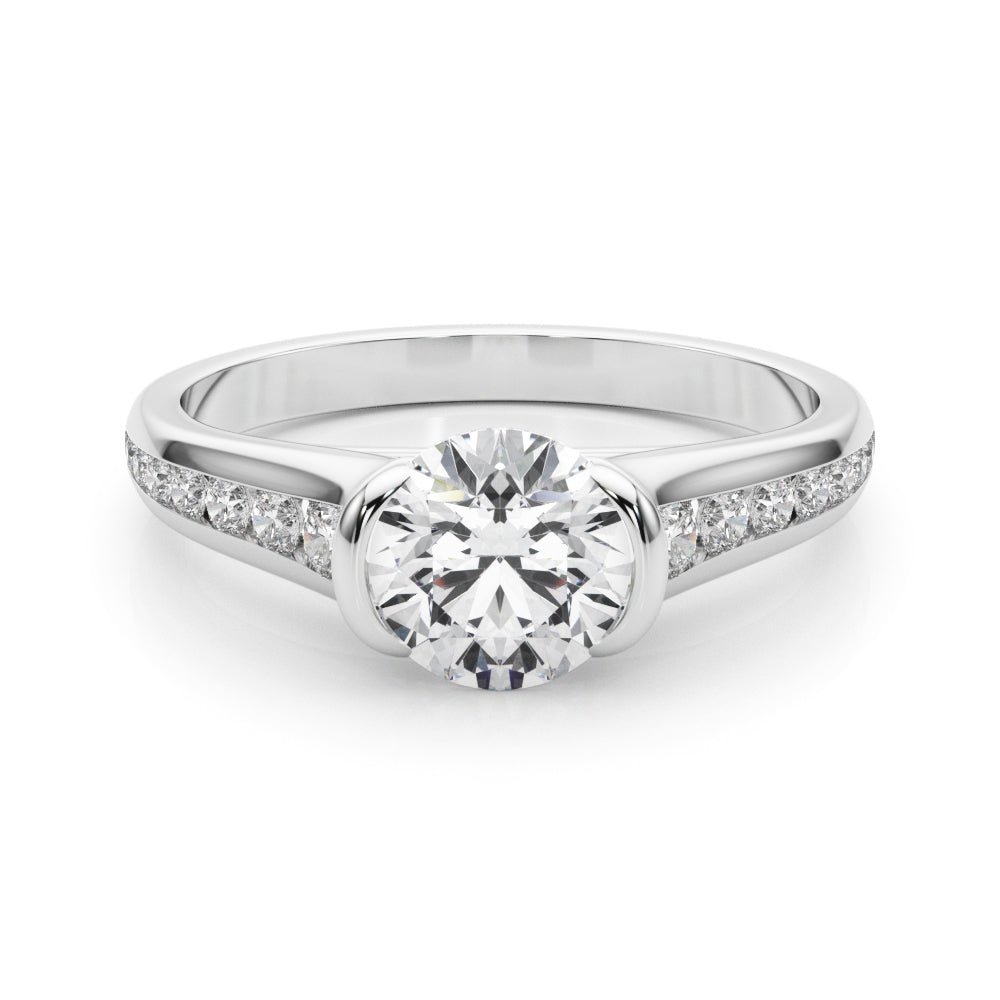 Round Center Diamond Engagement Ring · 1.35 ct tw