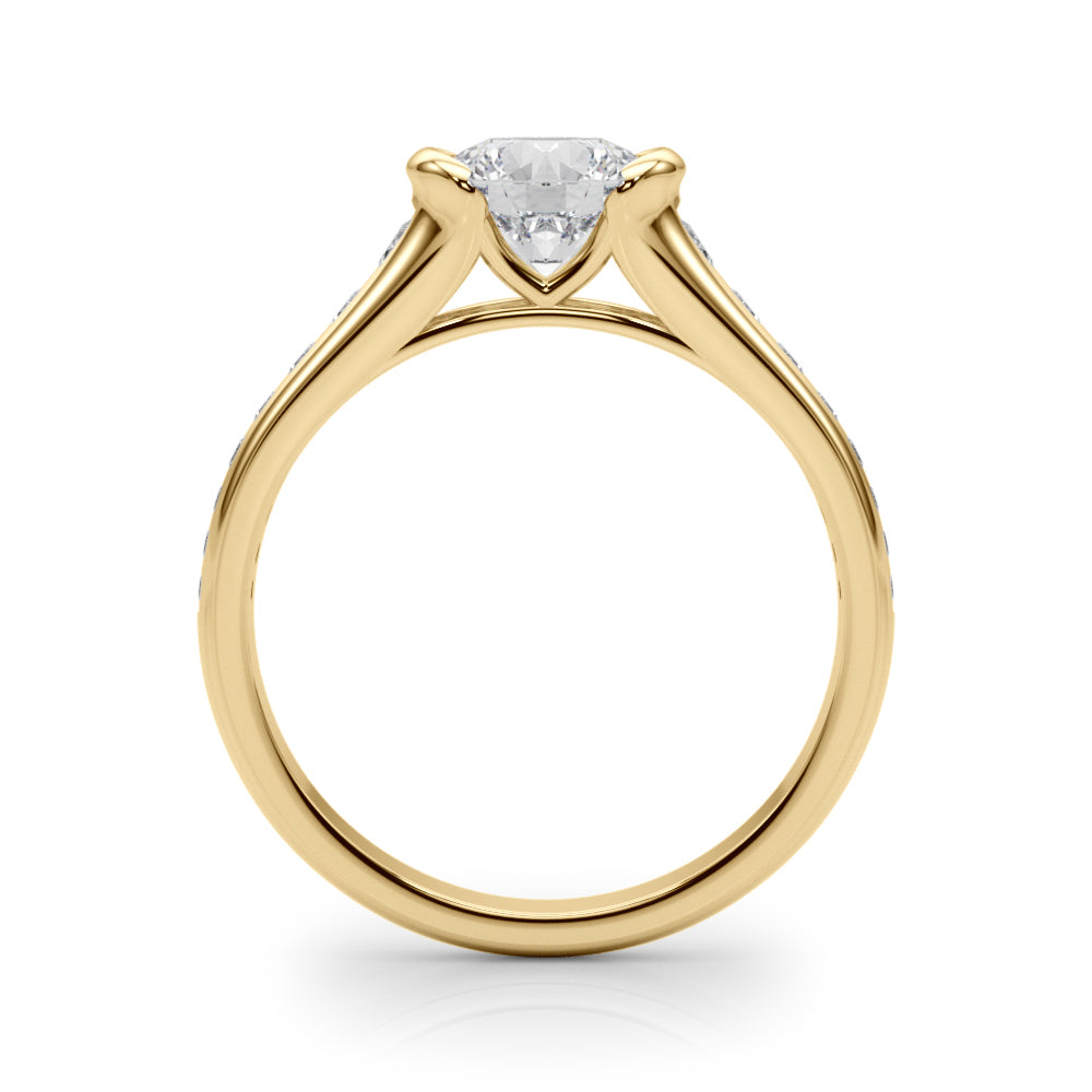 Round Center Diamond Engagement Ring · 1.35 ct tw