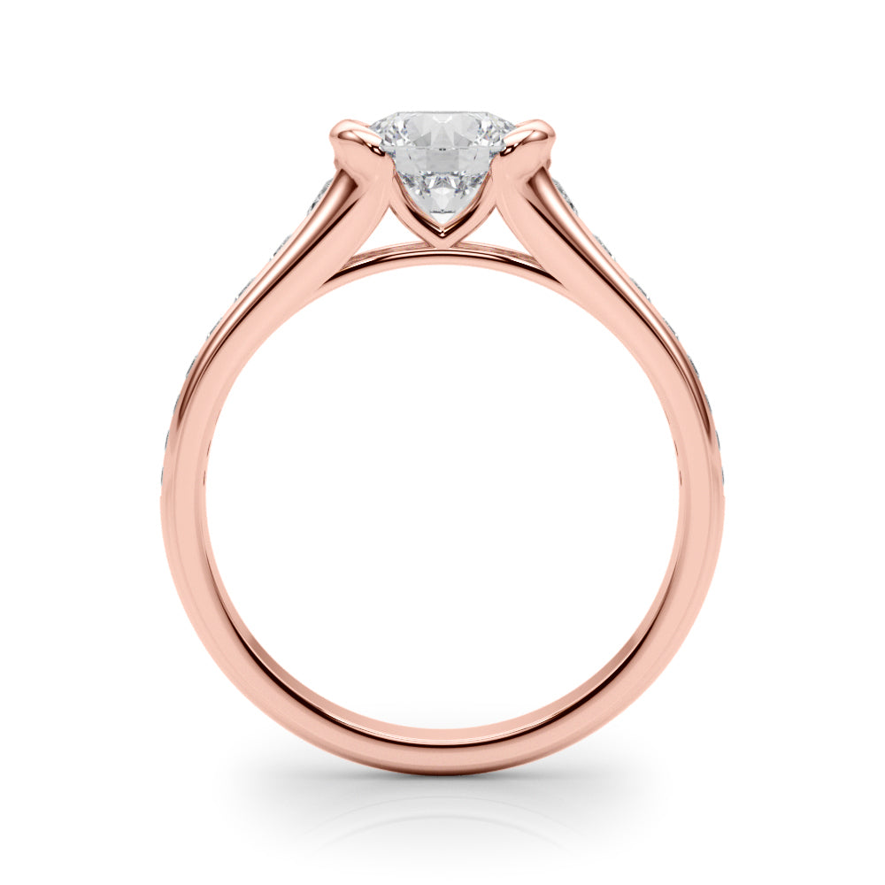Round Center Diamond Engagement Ring · 1.35 ct tw