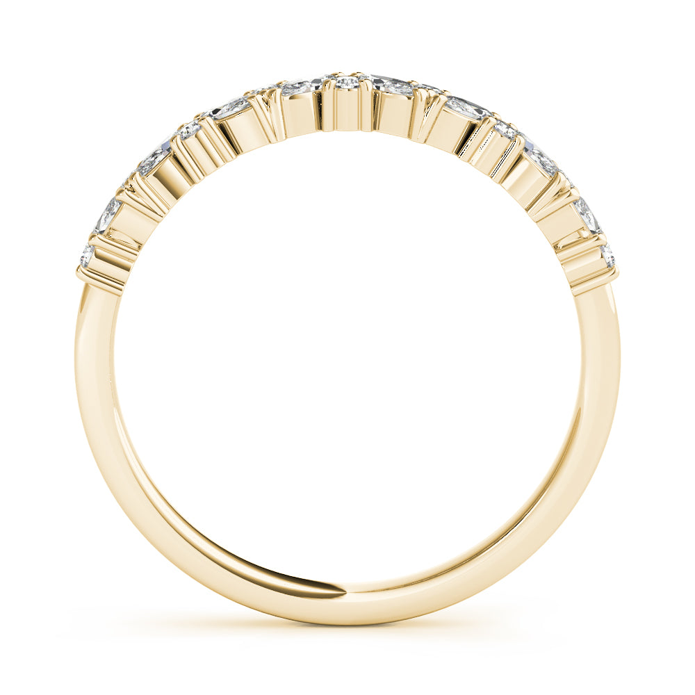 Round Marquise & Diamond Band · 0.33 ct tw
