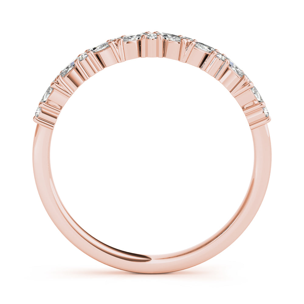 Round Marquise & Diamond Band · 0.33 ct tw