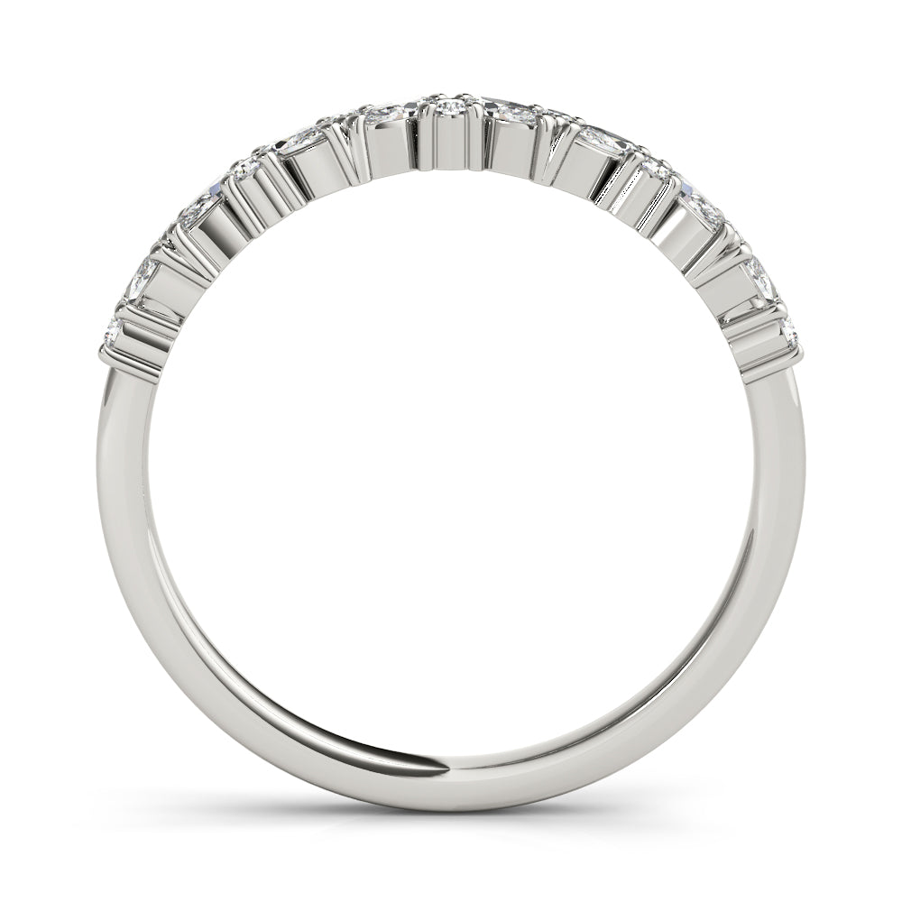 Round Marquise & Diamond Band · 0.33 ct tw