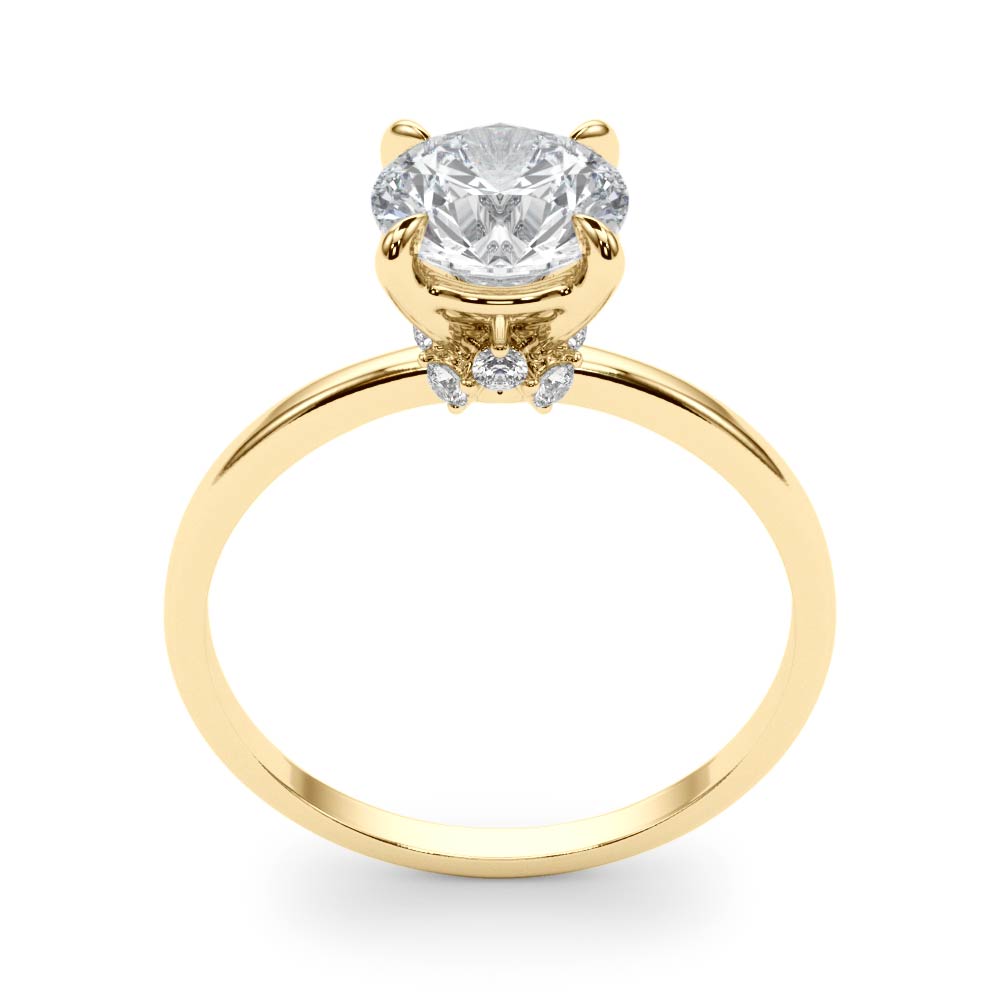 Round Diamond Engagement Ring · 0.87 ct tw