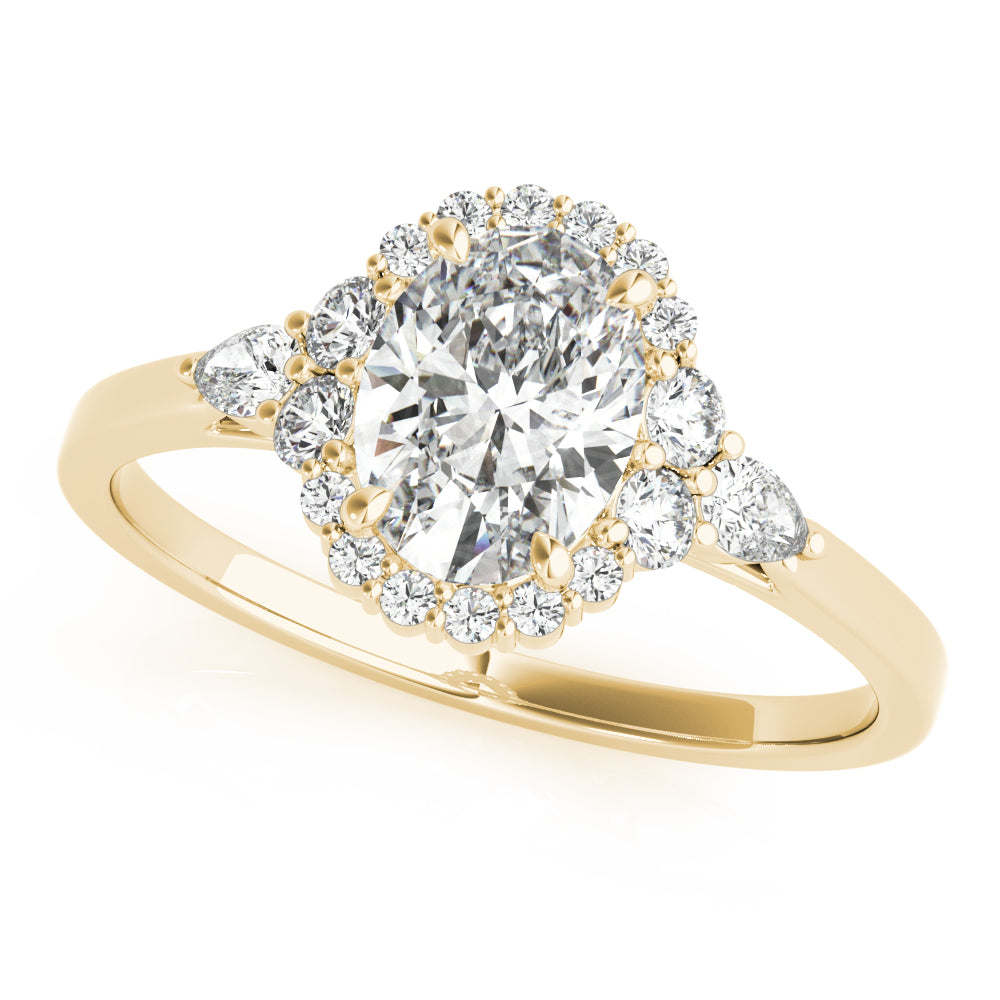 Oval Diamond Engagement Ring · 0.66 ct tw