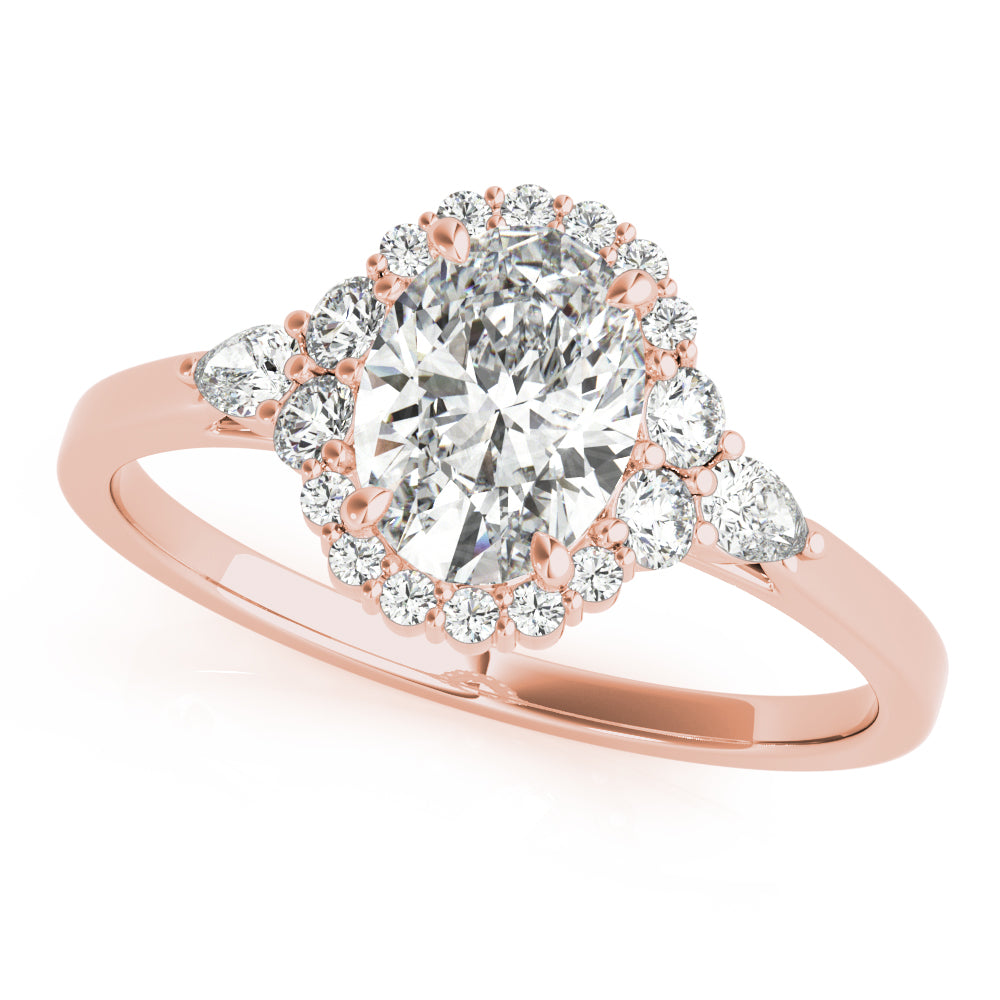 Oval Diamond Engagement Ring · 0.66 ct tw