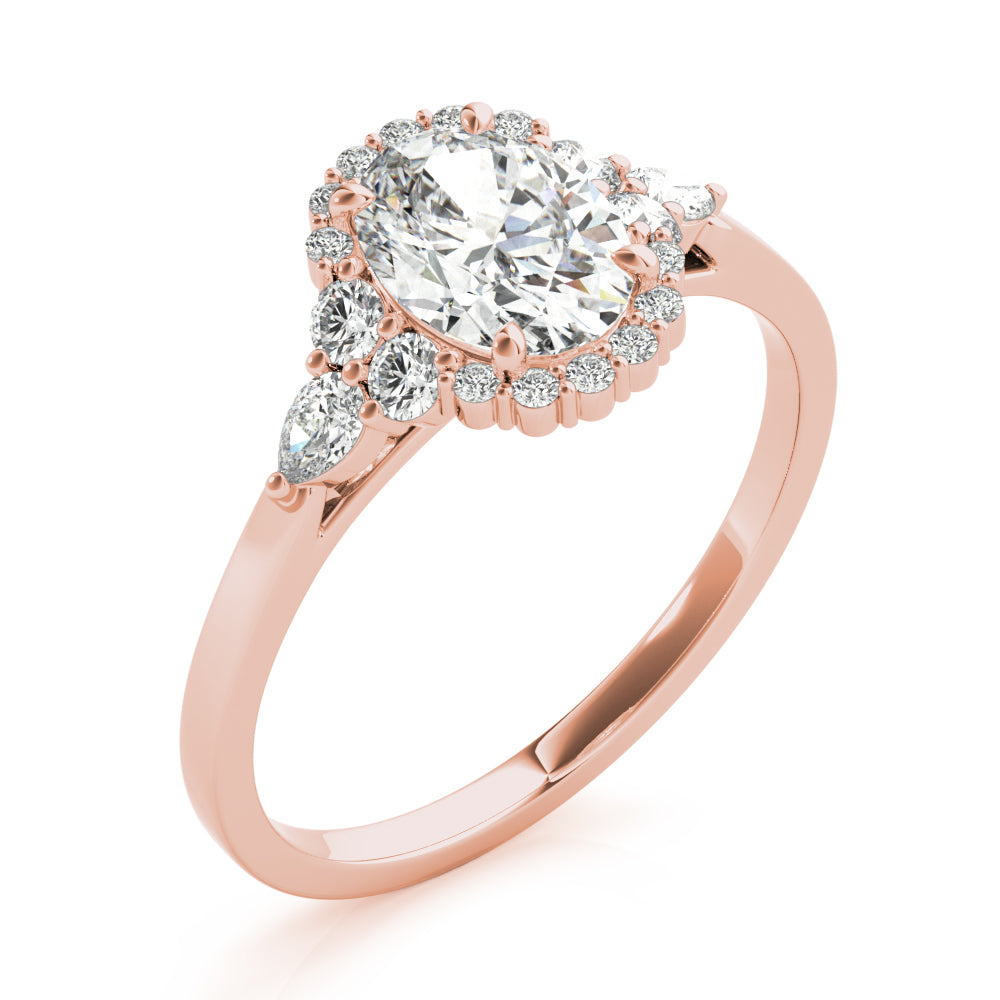 Oval Diamond Engagement Ring · 0.66 ct tw