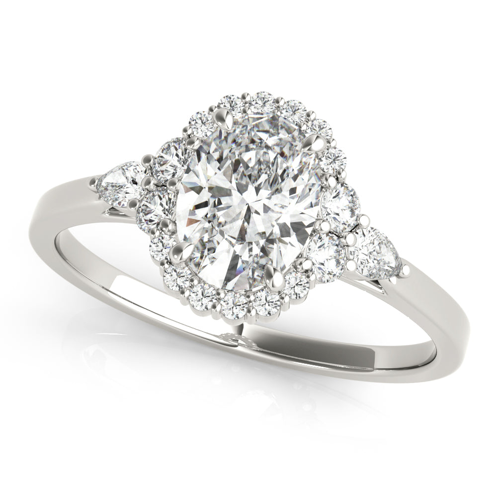 Oval Diamond Engagement Ring · 0.66 ct tw