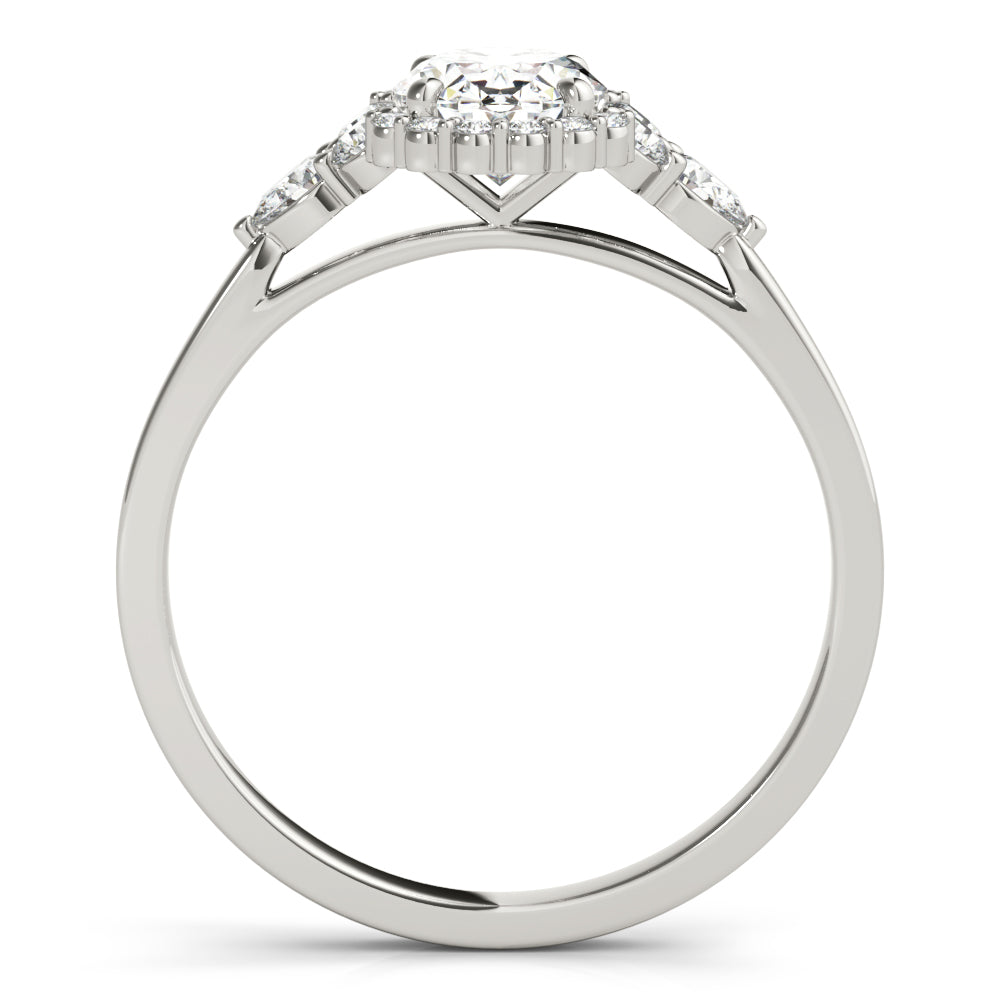 Oval Diamond Engagement Ring · 0.66 ct tw