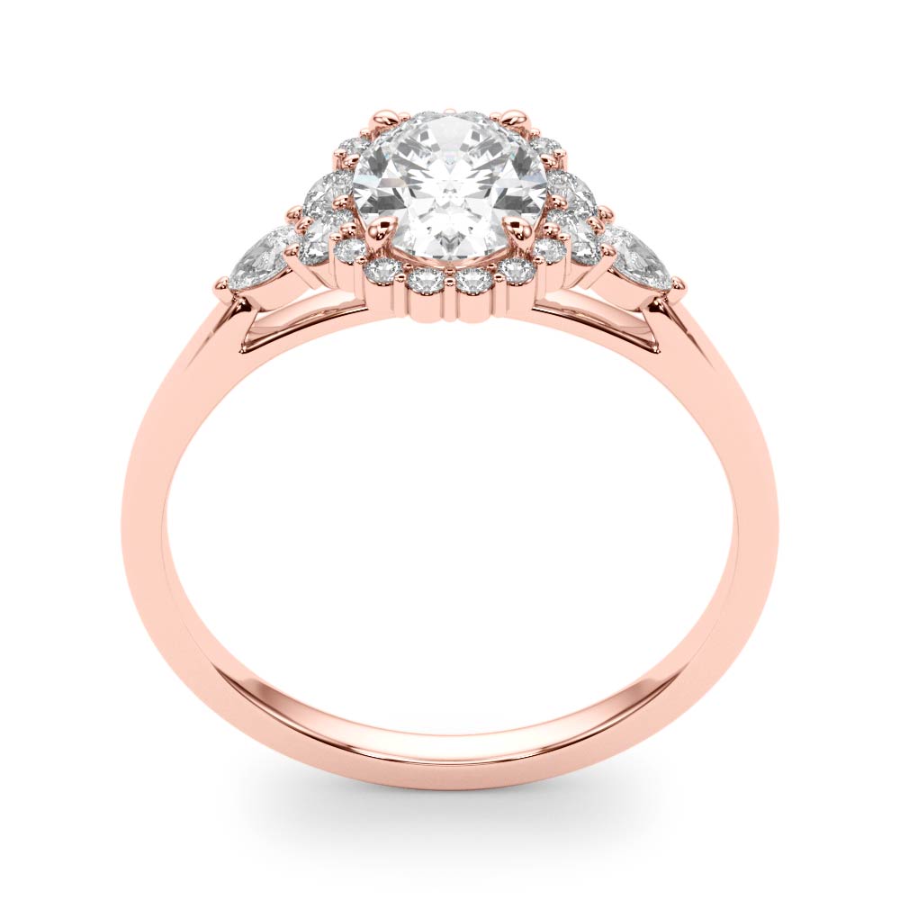 Oval Diamond Engagement Ring · 0.66 ct tw
