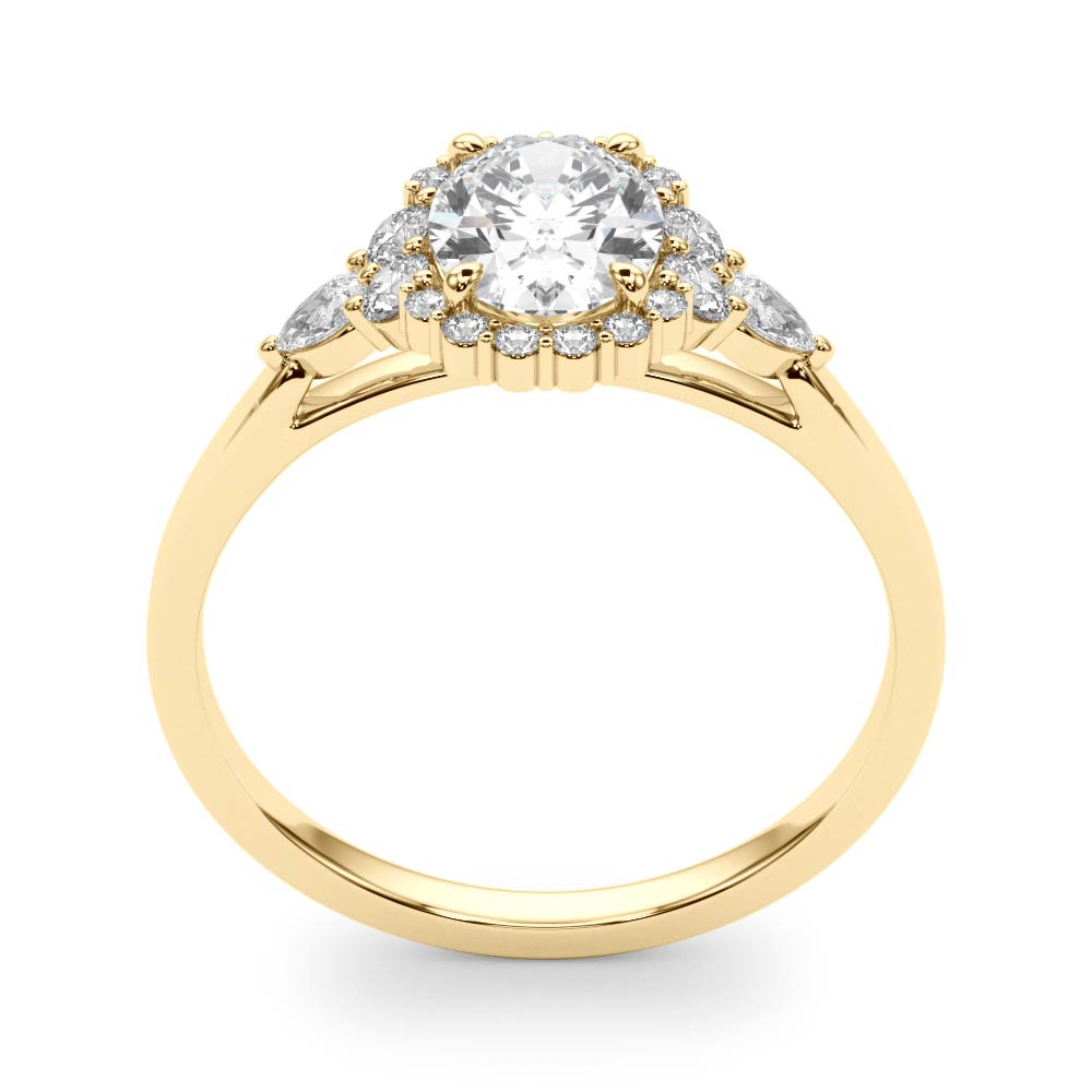 Oval Diamond Engagement Ring · 0.46 ct tw
