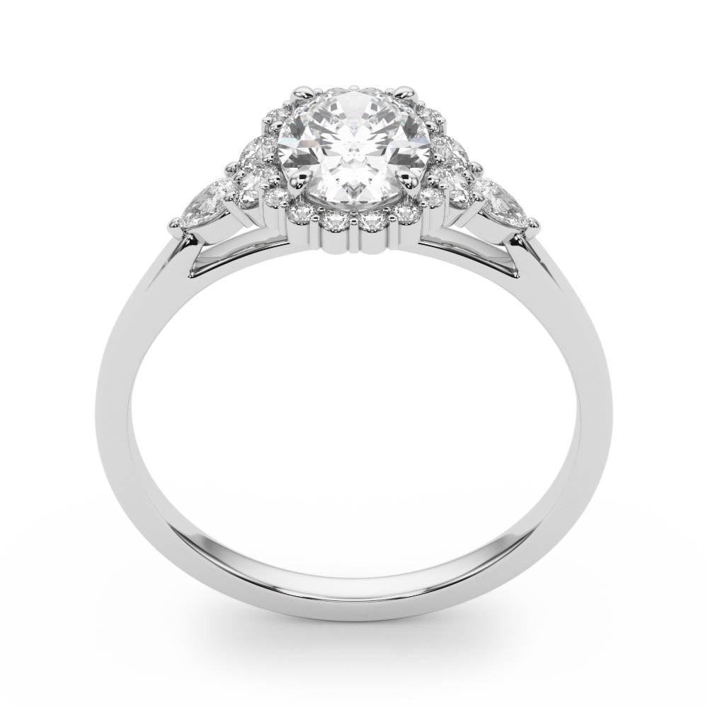 Oval Diamond Engagement Ring · 0.66 ct tw