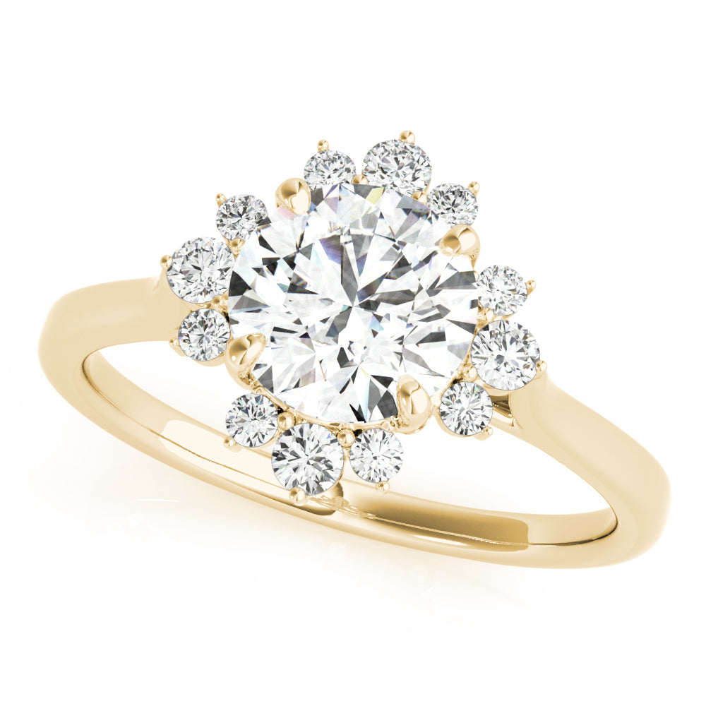 Round For Center Diamond Engagement Ring · 1.21 ct tw