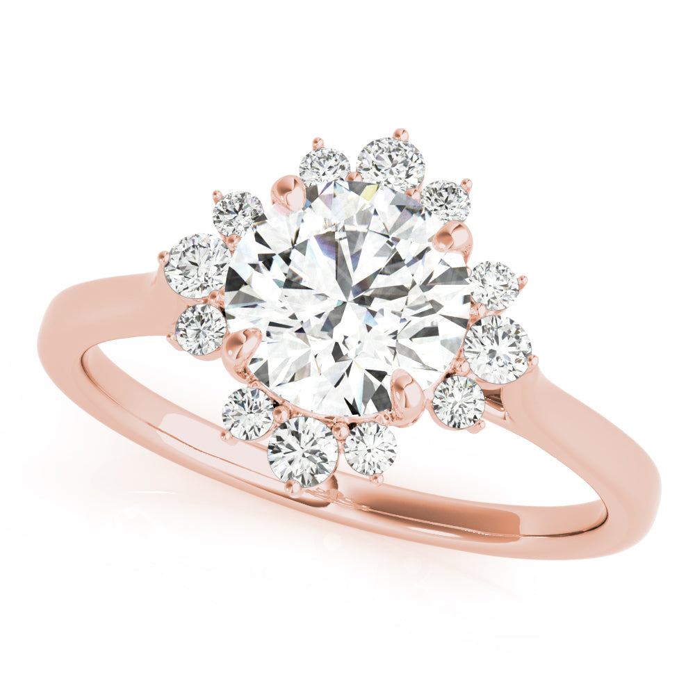Round For Center Diamond Engagement Ring · 1.21 ct tw